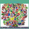Cartoon 50 Pcs Super Mario Stickers Toys For Children Game Sticker Luggage Decal