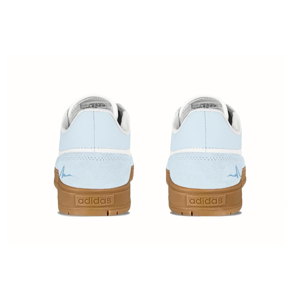 Adidas GRADAS Abrasion Resistant Slip Resistant Low top Skateboard Shoes Unisex White Blue IE9044(Team1700-)