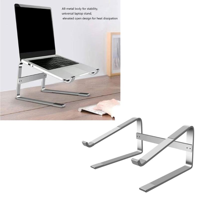 Aluminium Alloy Laptop Holder Stand Portable Foldable Desktop Bracket Support Stand For Tablet Laptop Desktop Holder