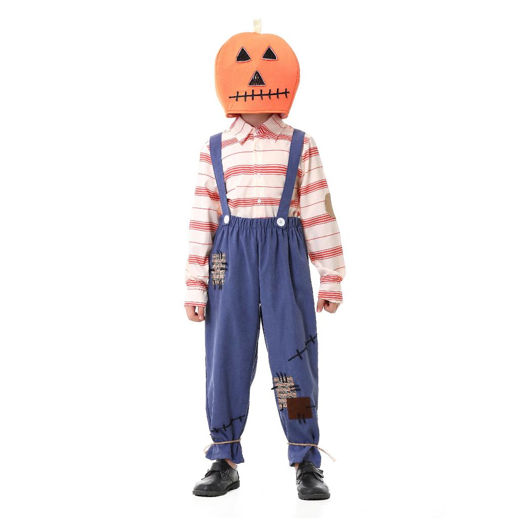 Family Halloween Pumpkin Costume Matching Set for Parent-Child Party