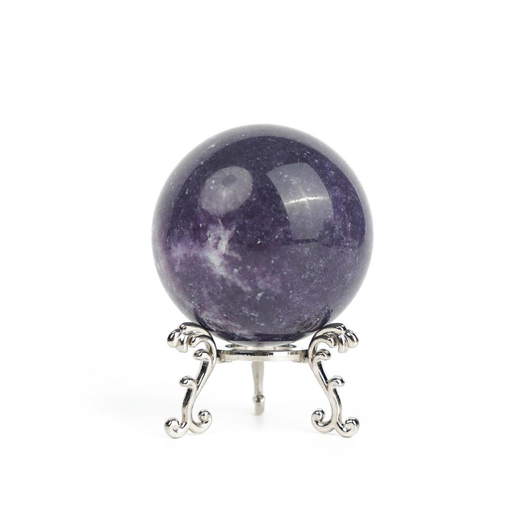 Cross-border Natural Crystal Ball with Multi-Gem Raw Stone Polished for Home Office Feng Shui Decor.