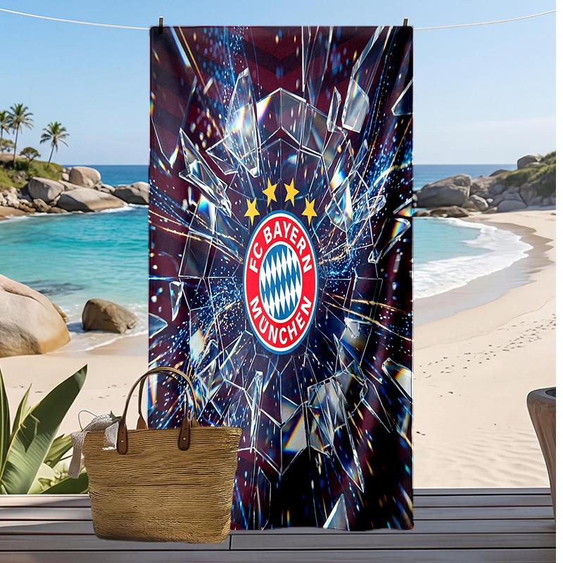 Bayern Munich Printed Beach Towel Quick Dry Soft TowelPortable Large Rectangular Beach Blanket for Travel Swimming Pool