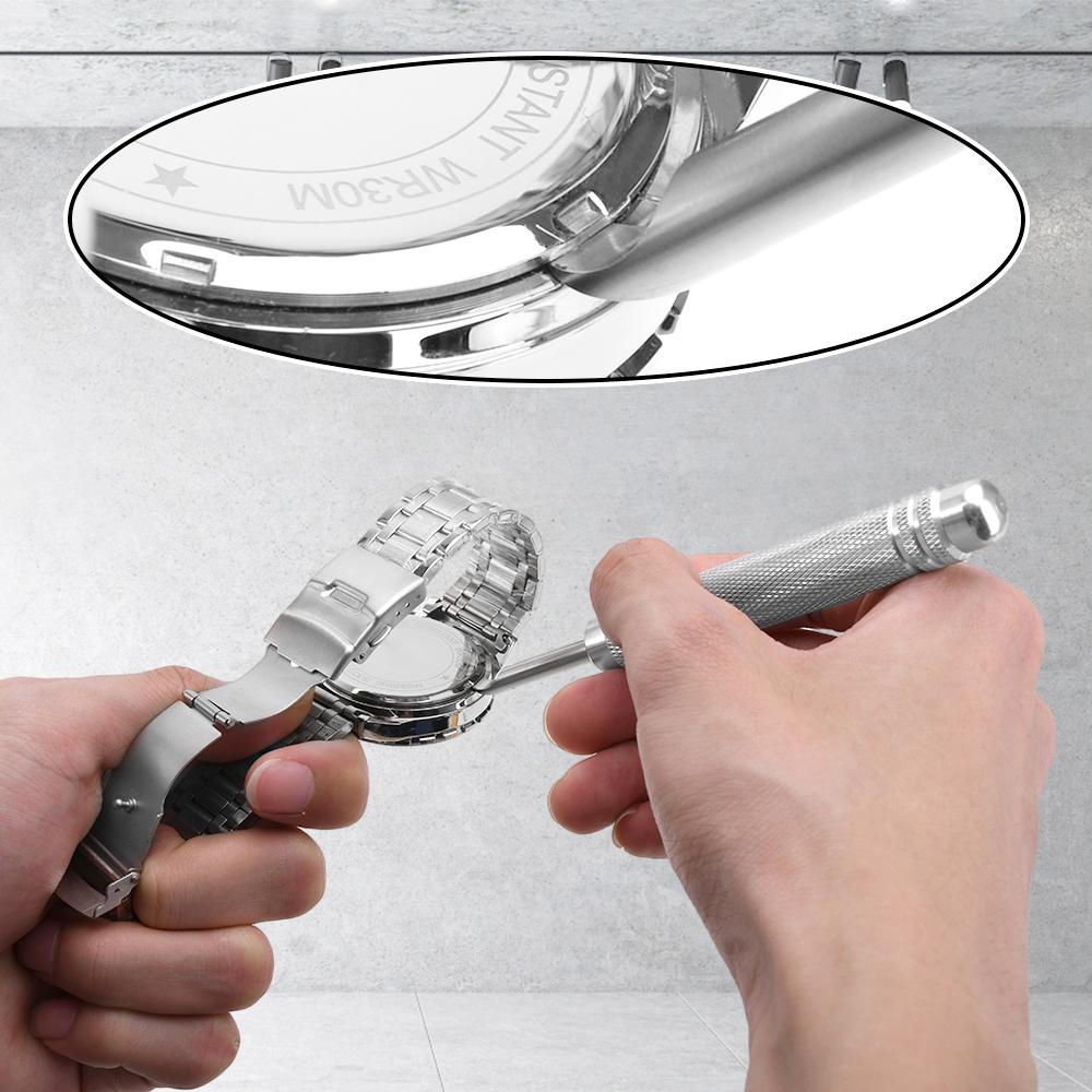 Aluminum Handle Watch Removal Pry Knife Watch Back Case Opener Knife Clock Watch Battery Change Press Back Case Remover