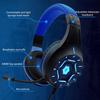 Wired Luminous Heavy Bass Headset Noise Reduction Gaming Headphone with Mic