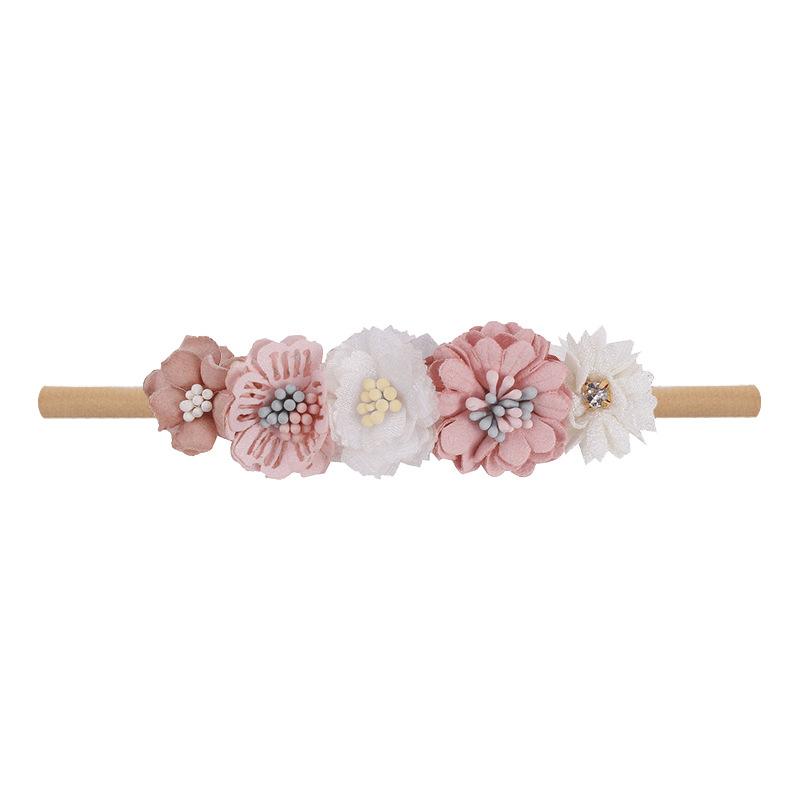 Infant Baby Girls Headbands Flower Children's Hair Bands Elastic Newborn Toddler Headband Hairband Kid Hair Accessories Headwear