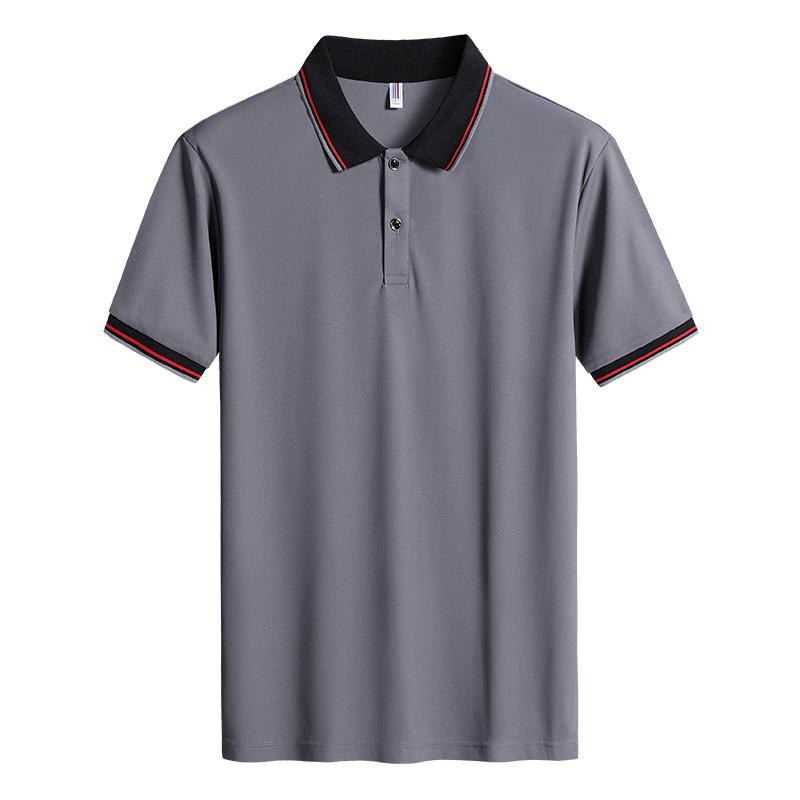 Summer Men Clothes Short Sleeve Lapel Golf Polo Shirt Men Businesss Casual Fashion Tops Polo Shirt