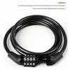 4-Digit Bicycle Password Lock, Anti-Theft Portable Bike Lock, Suitable for Mountain And Road Bikes