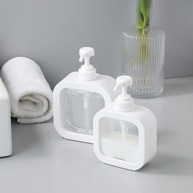 Large Capacity Press Pump Dispenser Bottle Refillable Bottle Shampoo Soap Shower Gel Lotion Detergent Storage Container #3419