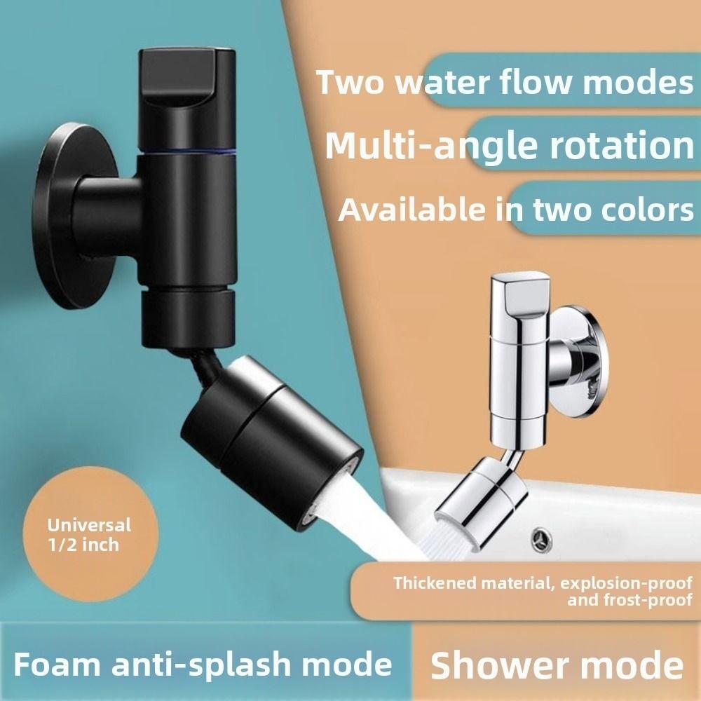 Splashproof Design Mop Pool Tap Rotation Function Mini Wash Basin Tap Bibcock Faucet Laundry Room