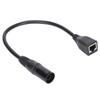 JORINDO JD6099 Adaptor Cable 5Pin XLR Male to RJ45 Female OxygenFree Copper Adaptor Cord