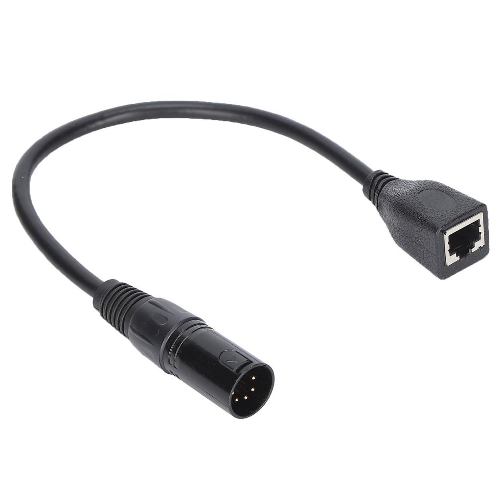JORINDO JD6099 Adaptor Cable 5Pin XLR Male to RJ45 Female OxygenFree Copper Adaptor Cord