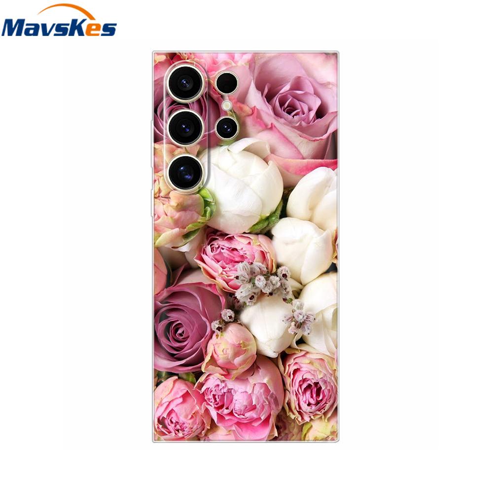 For Samsung S25 Ultra Case Clear TPU Soft Fashion Silicone Phone Case For Samsung Galaxy S25 Plus Back Cover S 25 Fundas Para