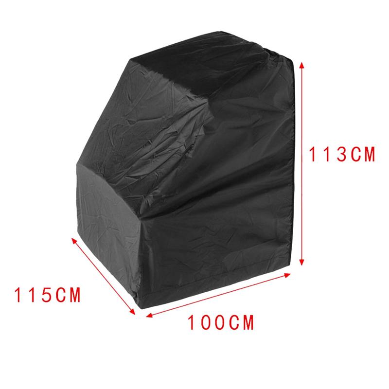 Black Boat Cover Plastic Boat Cover Yachting Center Console Cover Pad Dust Cover Boat Supplies-A99D