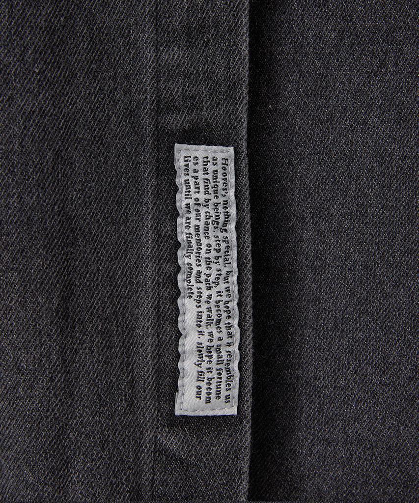 HOOVES Washed Denim Hoodie [Black]
