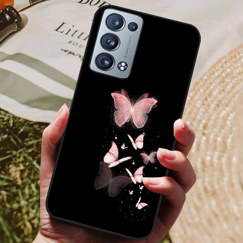 Für Oppo Reno 6 Pro 5G CPH2247 Hülle Silikon Rückseite Handyhülle Für Oppo Reno 6 Pro 5G CPH2249 Hüllen Reno6 Pro Weiche Stoßstange