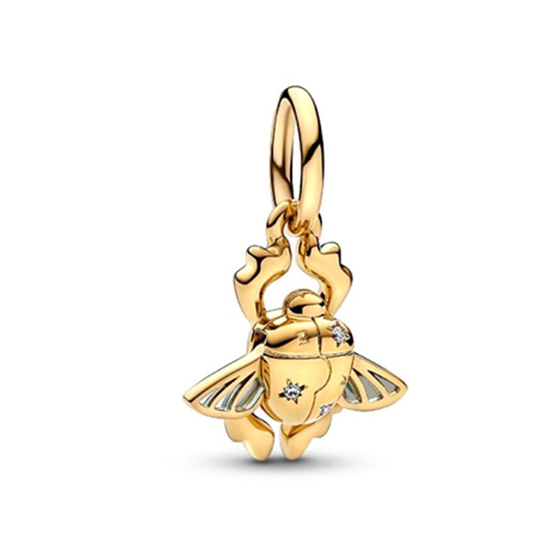 Aladdin Käfer Zauberteppich Charm Perle für DIY Silber Armband Halskette Schmuck Geschenk Bestseller Spielzeug