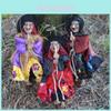 Halloween Witch Hanging Decor Retro Bar Themed Spooky House Prop For Party Celebration