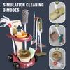 Simulation Housework Cleaning And Hygiene Cart Tool Set Kids Toys Sanitation Playing House Toys Parent-Child Interaction Game