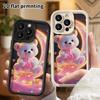 Phone Case: 2D Flat Design Suitable for iPhone 18 17 16 15 14 13 Pro Tiered Protective Case, Snow-white Little Bear, Christmas and Halloween Gift