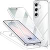 Full Case - BOOLING - for Samsung Galaxy S26 - Soft Silicone + Hard PC - Transparent