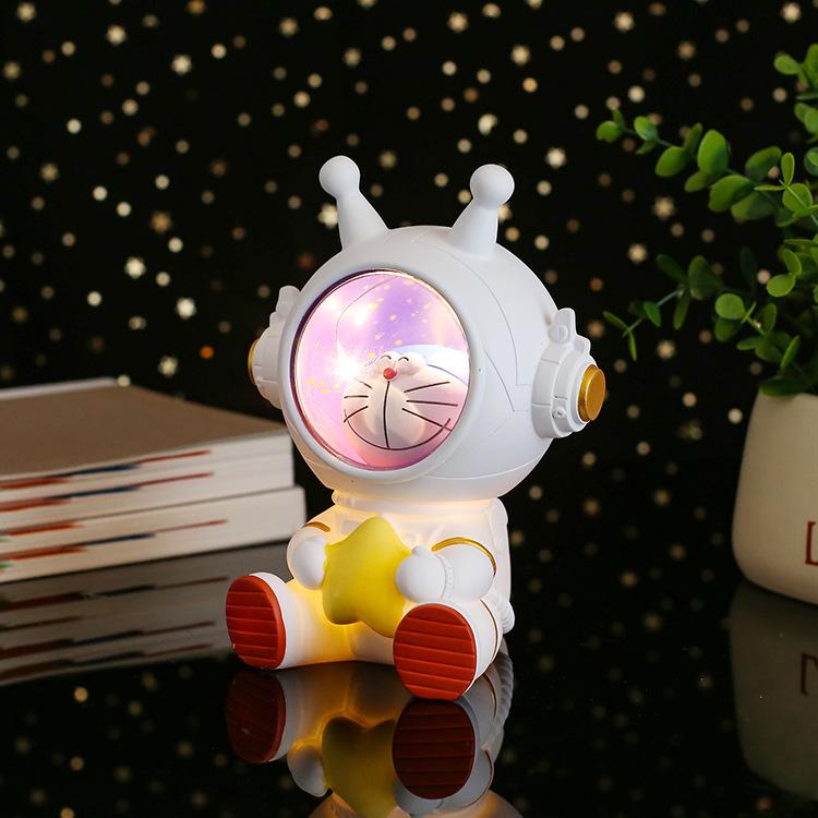 

Night Lamp Button Cell Powered Cartoon Cute Three Types Of Cats Shaped Lights синій