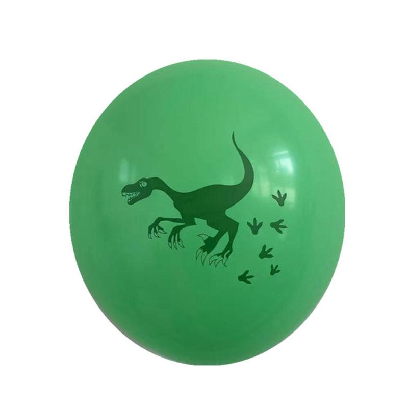Children's Dinosaur Theme Birthday Party Decoration Balloon - Cute Tyrannosaurus Rex And Pterosaur Cartoon Print Balloon