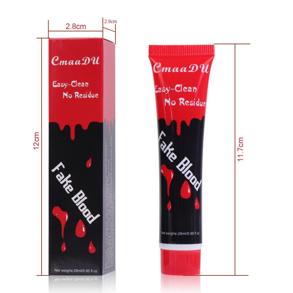 CmaaDU Halloween Fake Blood Face Paint Cos Costume