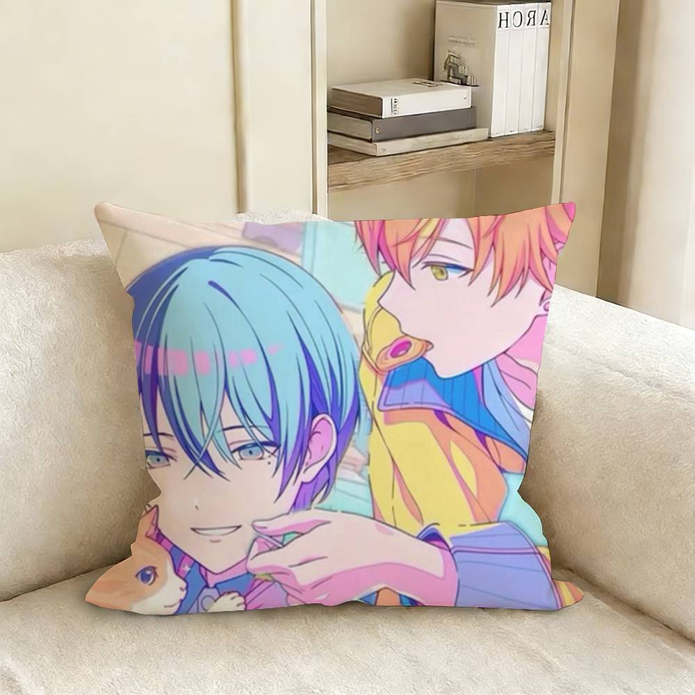 A-Akitoya Akito T-Toya Pillow Case Living Room Sofa Cushion Cover Suitable For Home Bedroom Room Decoration