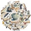 35pcs Mystical  Stickers Retro Astronomy Antique Stickers Mystery Stickers For Notebook Luggage Mobile Phone Cup DIY DIY