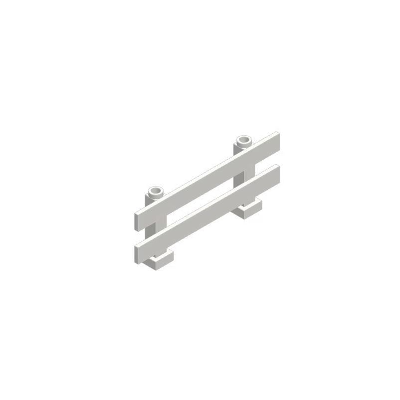 

10 Pieces Custom Build Parts 6079 Fence 1x8x2 2/3 Rail Handrail Bar Creating Modules Bricks Creative Design Compatible with with City Street View 10pcs
