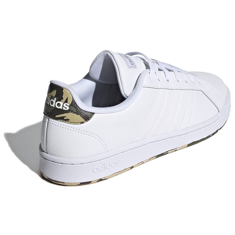 Adidas Neo Grand Court Comfortable Versatile Low-Top Sneakers Men Sneakers White Green FY8557