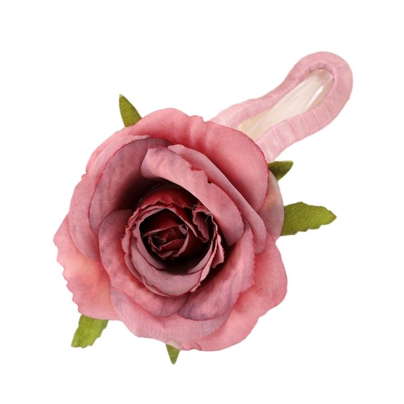 

Elegant Rose Flower Hair Clip With Fashion Designs Great For Beach Outings Travel Music Festivals And Casual Gatherings