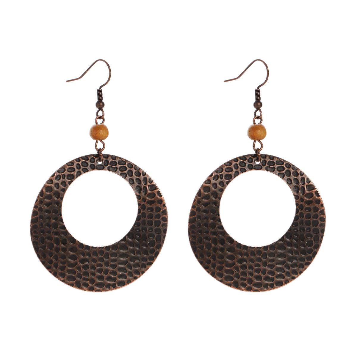 

Антикварні бронзові металеві сережки Вінтажні геометричні круглі трикутні підвіски Сережки Жіночі Етнічні Індійські Джумка Циркон