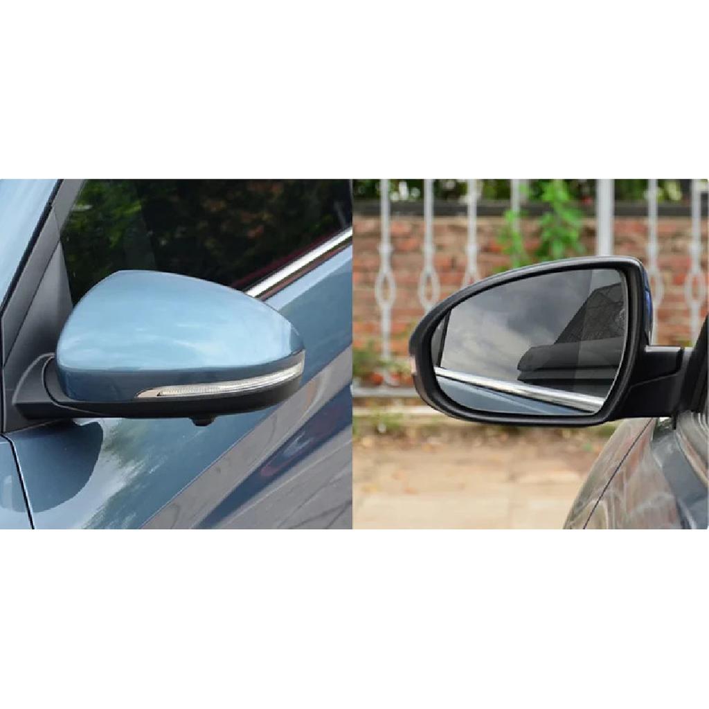 For Hyundai Tucson 2015 2016 2017 2018   Door Wing Rear View Mirrors Lenses Outer Rearview Side Mirror White Glass Lens