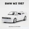 1:36 Bmw M4 M3 Miniature Model Toys Diecast Alloy Car Doors Opened Alloy Body Rubber Tire With Pull Back Vehice Home Decorations