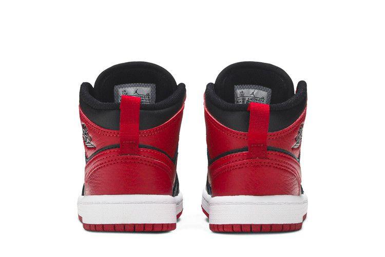 Kids' Sneakers Nike Jordan 1 Mid Banned (2020) (PS) Black/University Red-Black-White