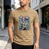 Funny Fitness Mouse Graphic T Shirt Vintage Anime Inspired Tee Casual Short Sleeve Top for Streetwear Comfortable Cotton