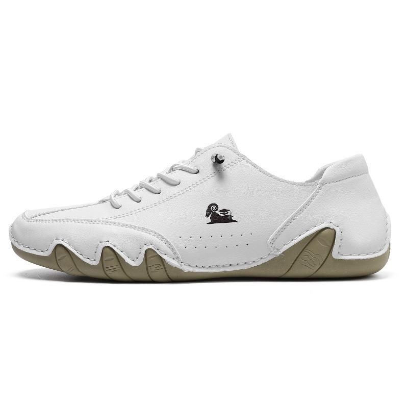 Большие мужские туфли Низкие мужские повседневные туфли Мужская обувь 35 белый 2733₽