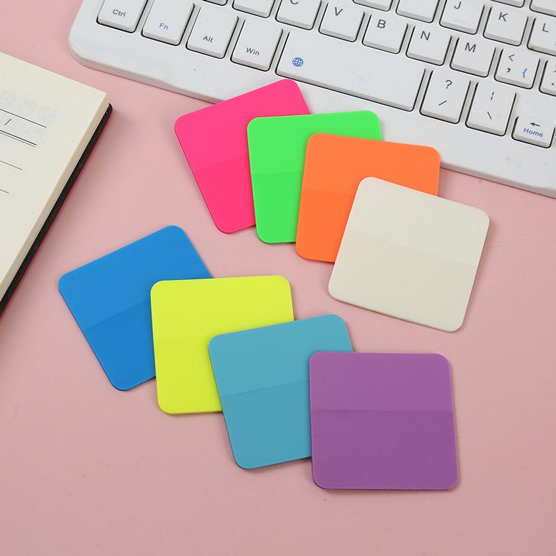 

ПЭТ Флуоресцентные липкие закладки в форме сердца: 160 цветных листов с возможностью переклеивания