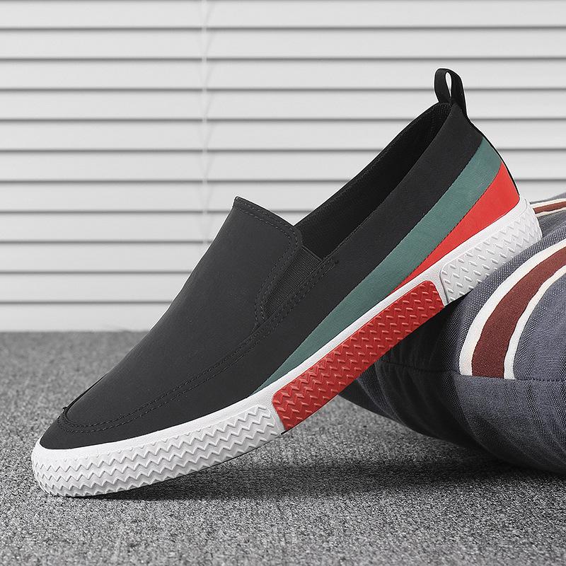 Fashion Male Shoes Soft Slip-On Sneakers Tennis Footwear New Casual Shoes Men Canvas Breathable Summer Outdoor Lafers Driving
