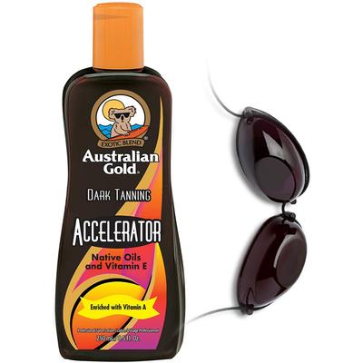 Acelerador de Bronceado Australian Gold + Gafas de Sol