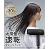 SALONIA Speedy Ion Hair Dryer, High Airflow, Fast Drying, Lightweight, Negative Ion Hair Dryer SL-013AB Black []