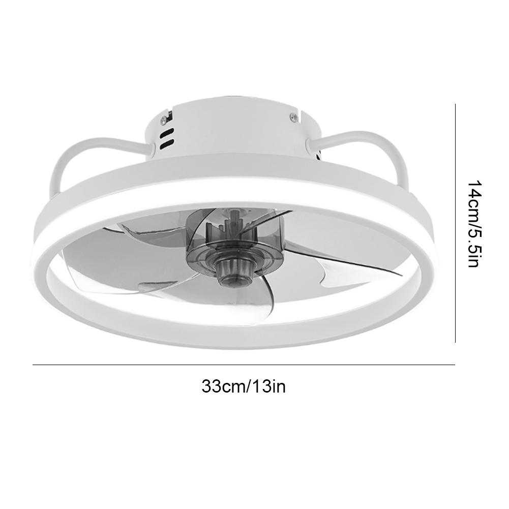 55W Smart Ceiling Fan Fans With  Remote Control Dimmable Silent Ceiling Fan 6 Speeds Timing Air Invisible Blades Silent Ceiling