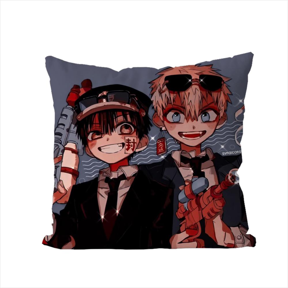 

Toiletbound HHanakokun Pillow Case For Car Sofa Decorative Home Doublesided Print Plush Square Throw Pillow Cushion Cover 30x30cm