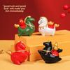 Chinese Style Nianhao Large Prosperity Horse Resin Figurine Gift For Celebrations And Events