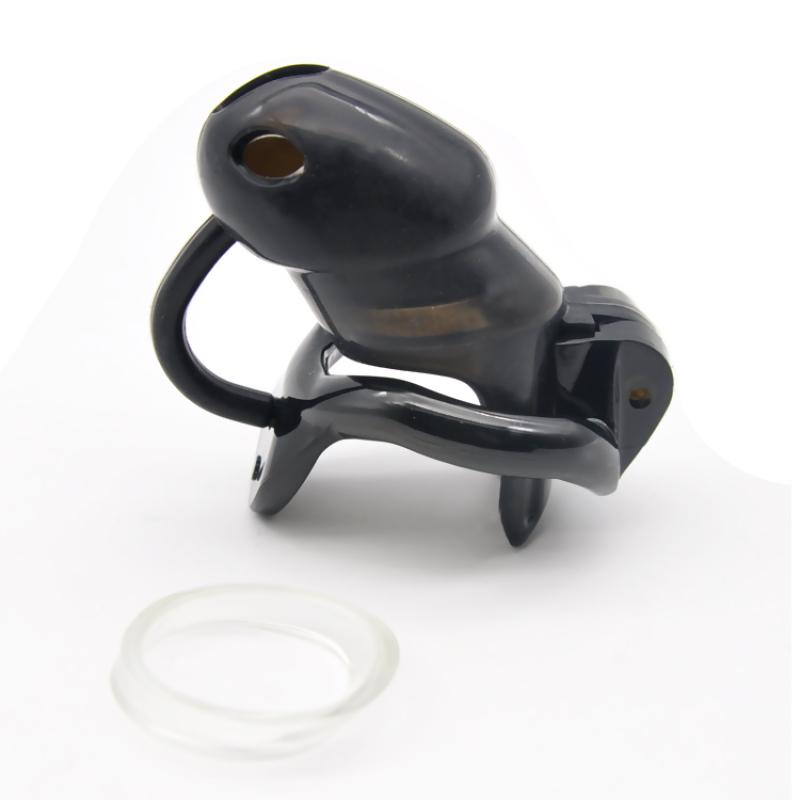 CHASTE BIRD HT v3 Cock Cage Penis ring Male Small Silicone Cage With fixed Resin Ring Chastity Device Adult Sex toys A360-2
