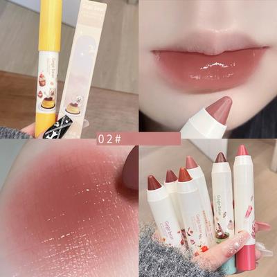 Dudu Lipstick Moisturizing and Easy-to-color Water-gloss Mirror Long-lasting Whitening Crayon Lipstick