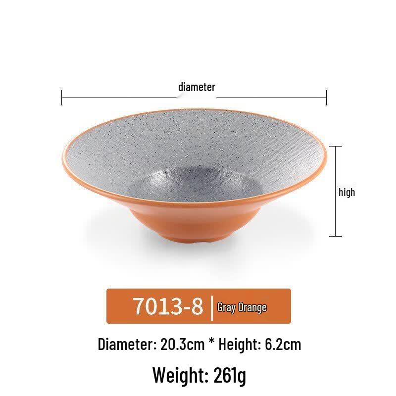 Japanese Style Melamine Conical Noodle Bowl