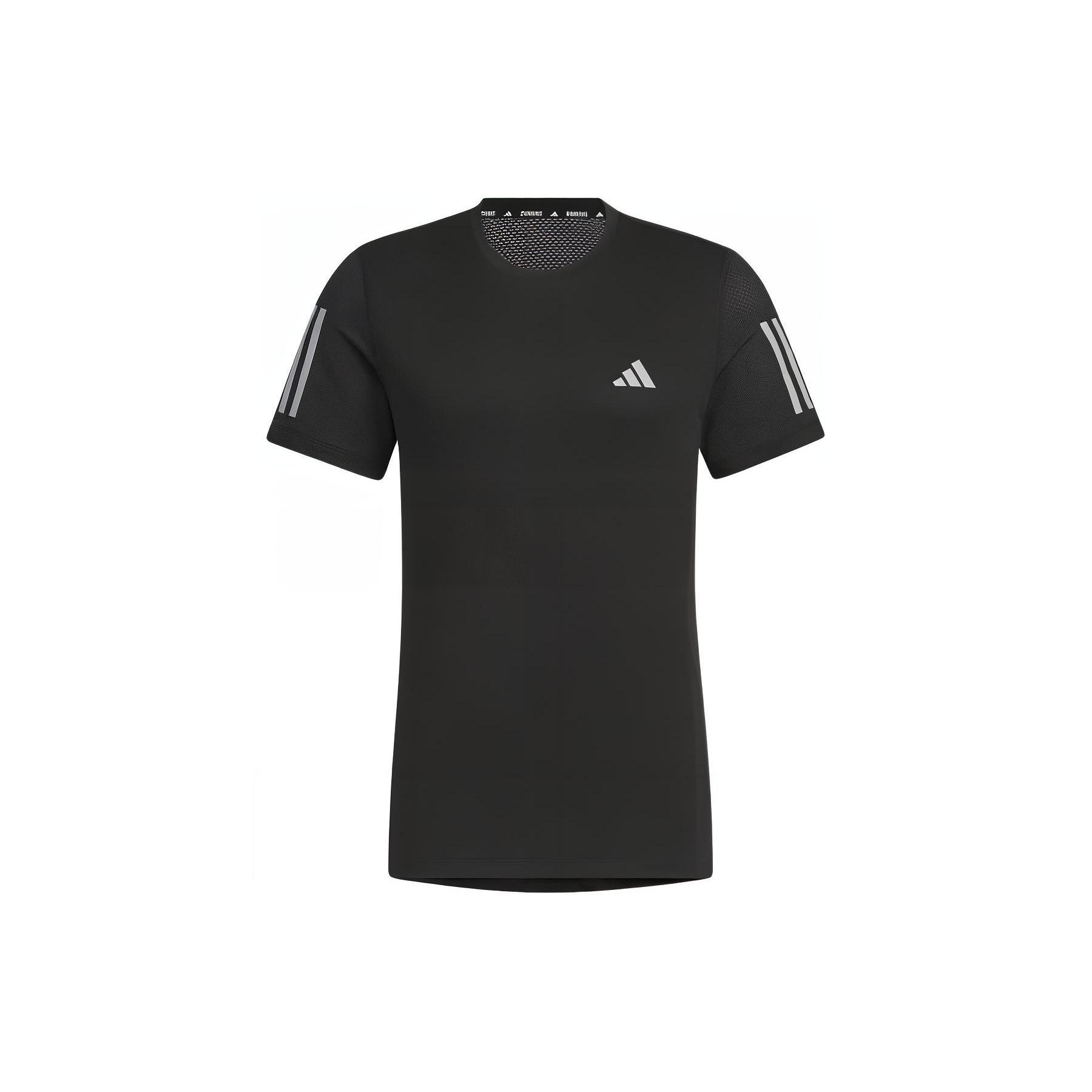 

New Adidas T Shirts Men Black JF1473 S