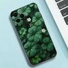 Lucky Four-Leaf Clover Phone Case Silicone Soft For IPhone 17 16 15 14 13 12 11 X XR Plus Pro Max Plus